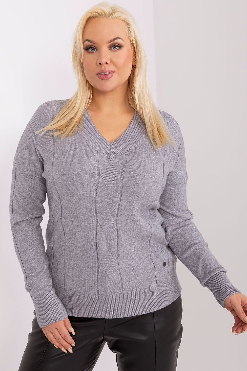 Maglione plus size model 190061 Factory Price