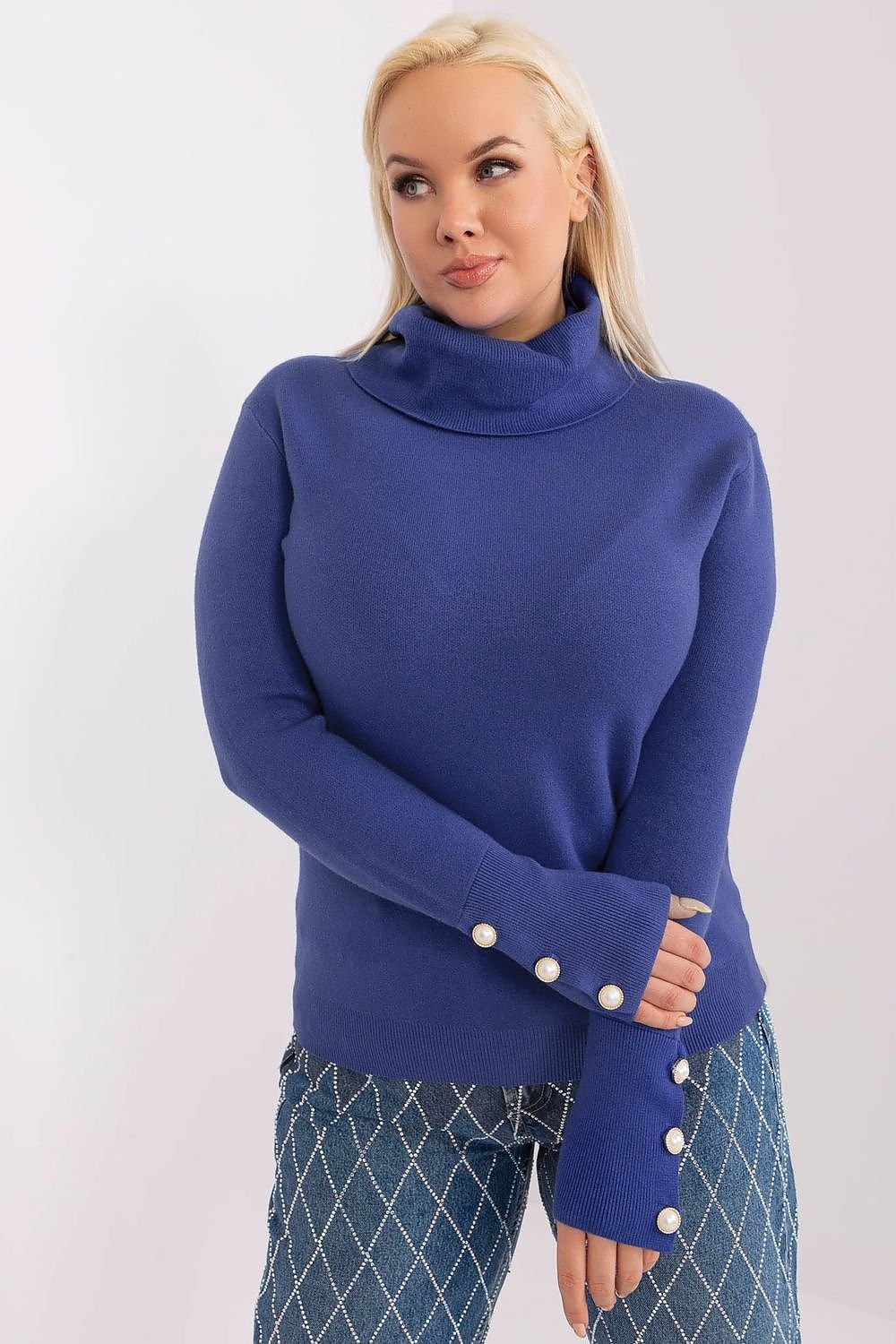 Maglione plus size model 190082 Factory Price