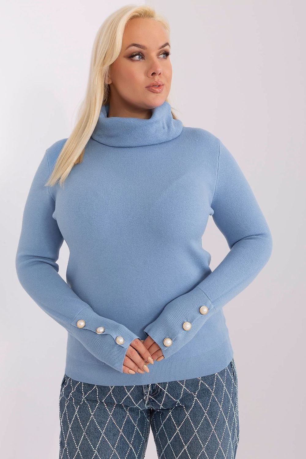 Maglione plus size model 190082 Factory Price