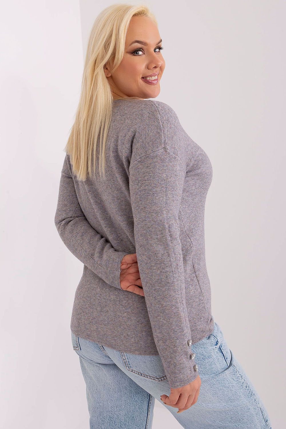 Maglione plus size model 190091 Factory Price