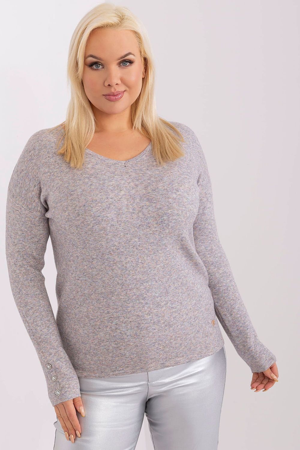 Maglione plus size model 190091 Factory Price