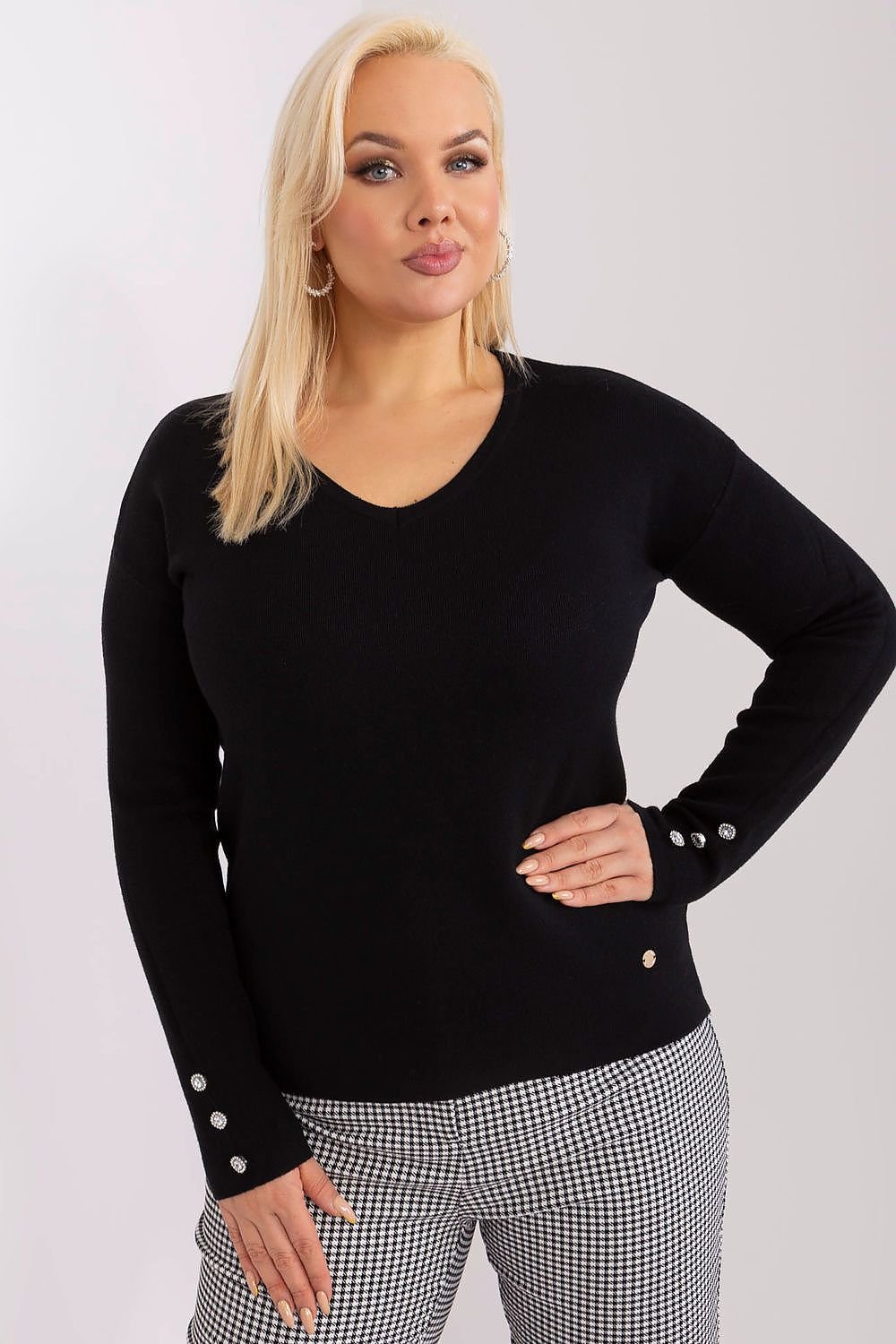 Maglione plus size model 190091 Factory Price