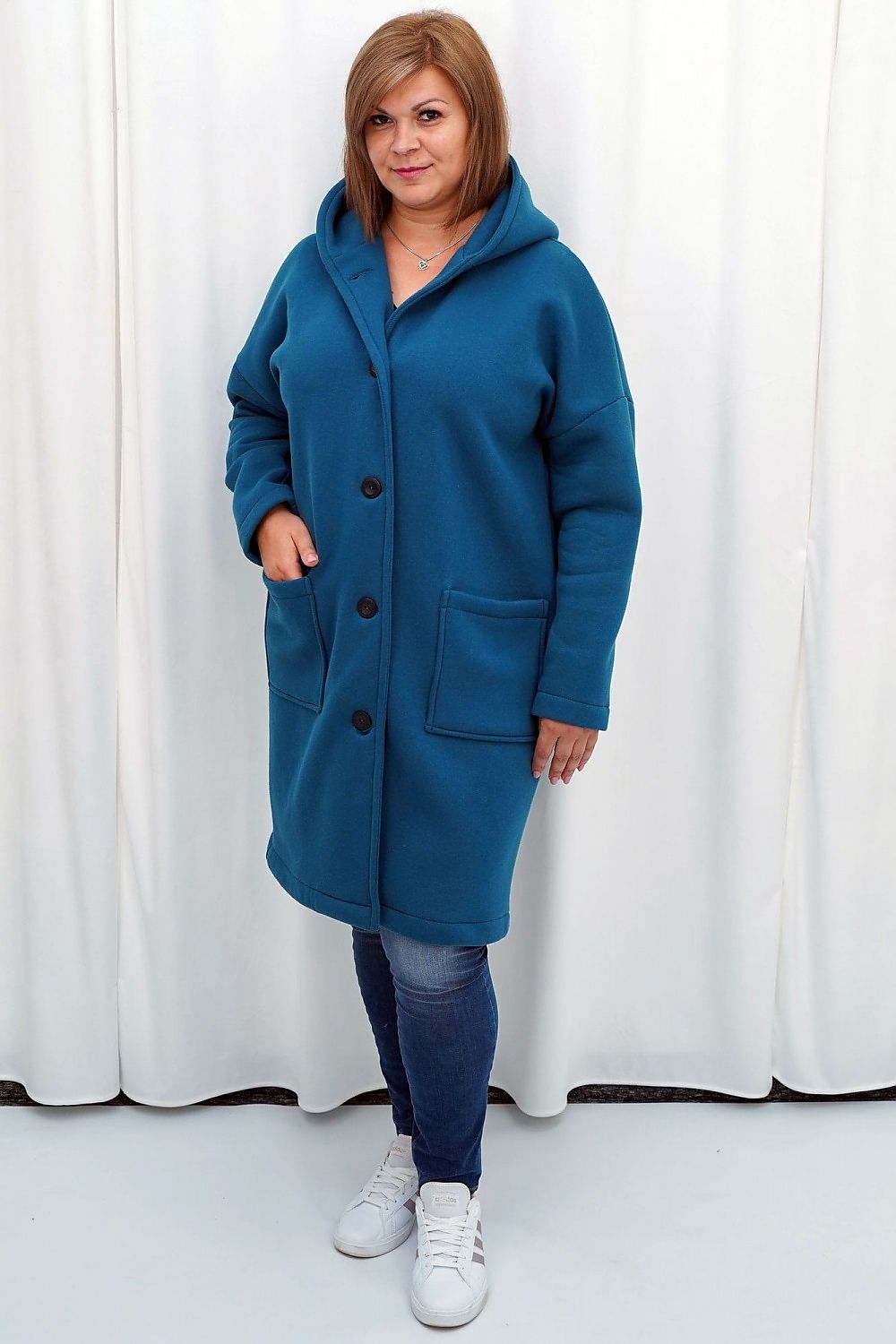 Cappotto plus size model 184905 Karko